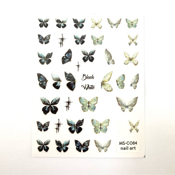 Butterfly Nail Art Stickers Set - Picture 4 of 5